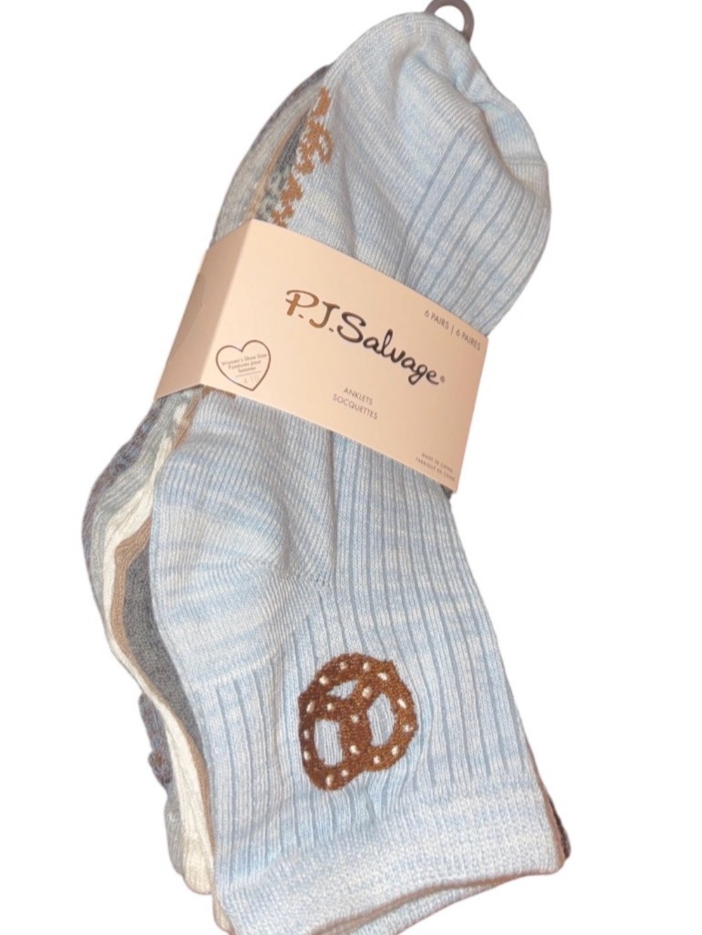 P.J. Salvage Ankle Socks - 6 Pack